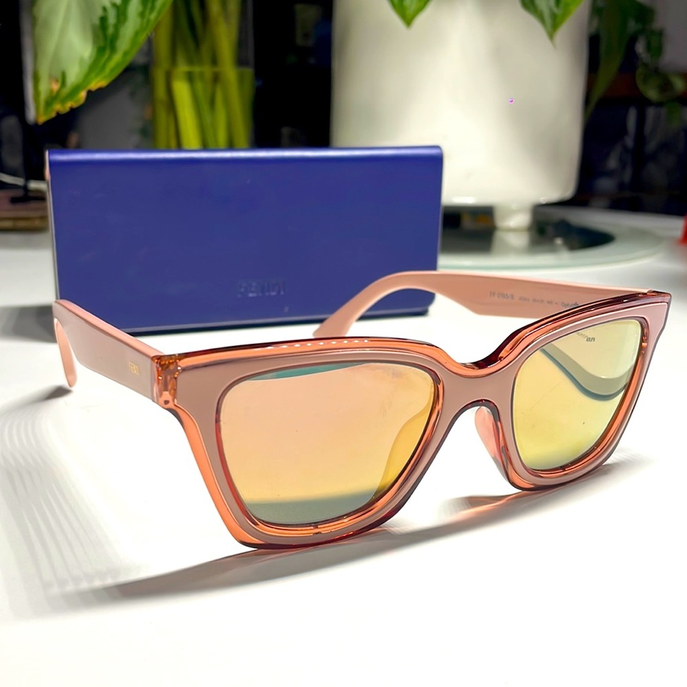 Pink Fendi Sunglasses. Unused and includes case and cleaning cloth